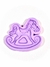 F360 MOLDE DE SILICONE CAVALINHO CONFEITARIA BISCUIT - comprar online