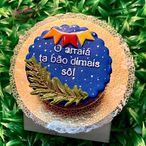 TF26 MARCADOR TEXTURA FESTA JUNINA PASTA AMERICANA CONFEITARIA BISCUIT