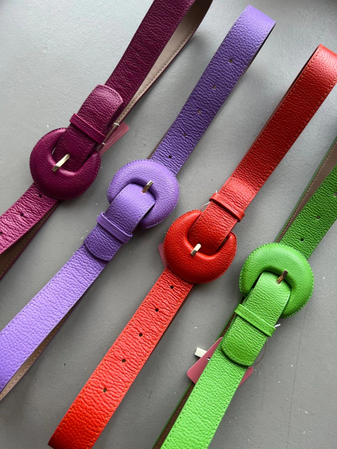 CINTO VINTAGE COURO ENCAPADO - comprar online