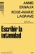 ESCRIBIR LA INTIMIDAD