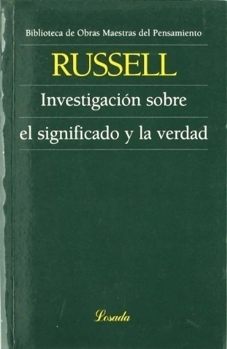 INVESTIGACIÓN SOBRE EL SIGNIFICADO Y LA VERDAD