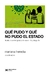 QUE PUDO Y QUE NO PUDO EL ESTADO