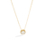 Conjunto de Colar e Brincos Ponto de Luz de Zircônia Folheado a ouro 18k -  Fernanda Blanco Jóias