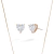 Conjunto de Coração Folheado a ouro 18K - comprar online