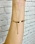 Pulseira de Elos de Chapinha Redonda e Ponto de Luz de Zircônia Folheado a Ouro 18k na internet