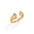 Anel Gotas Dupla Folheado a ouro 18k na internet