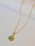Colar com Medalha do Pai Nosso Banhado a Ouro 18k