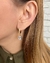 Brinco de Argola com Pingente Gota e Zircônias Folheado a Ouro 18k na internet