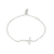Pulseira Rivieria com Cruz em prata 925