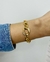 Pulseira Regulável com Zircônia Folheado a ouro 18k -  Fernanda Blanco Jóias