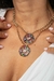 Conjunto Todo em Zircônias Coloridas Folheado a ouro 18k