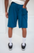 SHORTS 4TICITY ELASTANO - AZUL PETROLEO - loja online