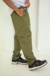 CALÇA CARGO UNISEX TACTEL RIPSTOP - VERDE MILITAR