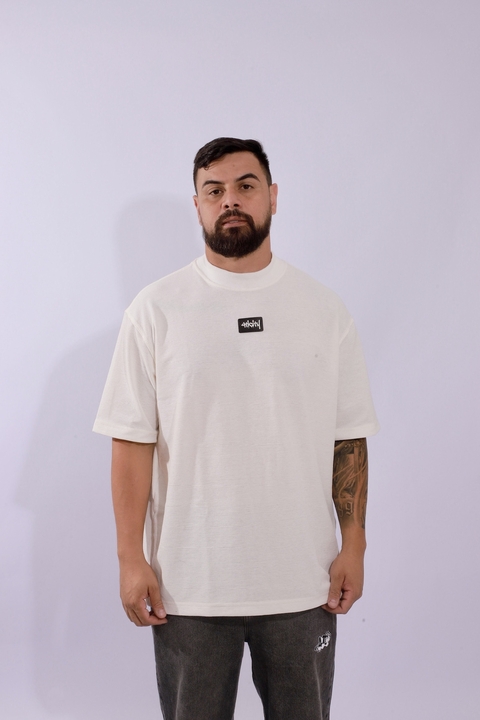 CAMISETA OVER 4ticity®️ Texturizada wafer Off white - comprar online