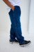 CALÇA JEANS UNISEX OVER SIZE 4TICITY - JEANS ESCURO