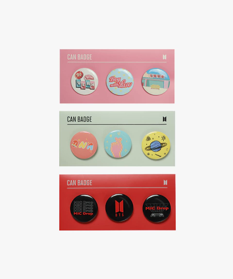 Conjunto de Bottons BTS