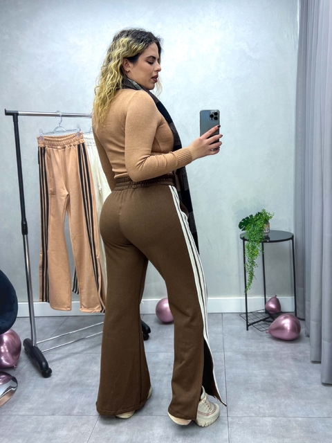 Calça Adidas - Marrom