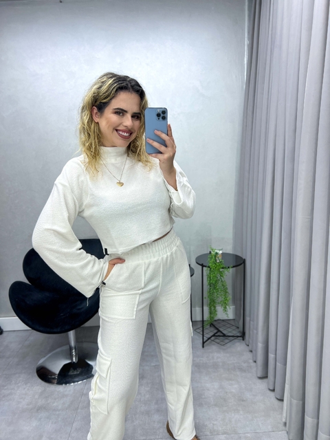 Moletom Branco - Booq - comprar online