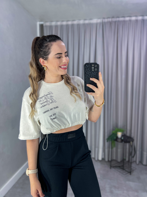 Cropped Transformation Branco BOOQ