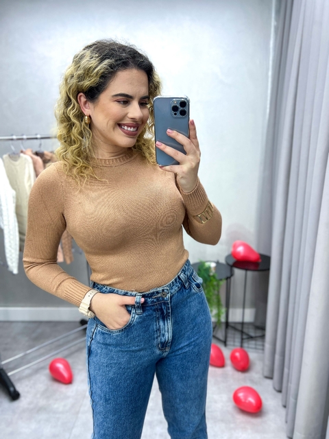 Blusa Modal Rafaela - Nude - comprar online