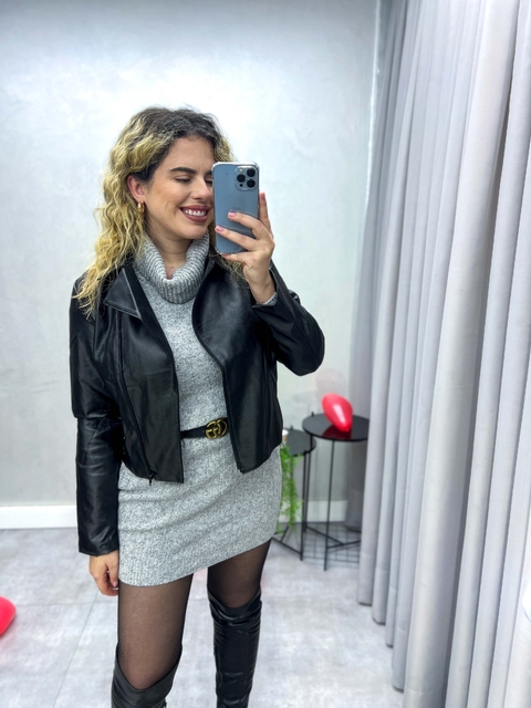 Vestido Lisboa - Cinza - comprar online