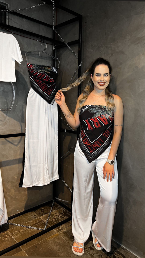 Calça Wide Leg IFNT Vsion BOOQ