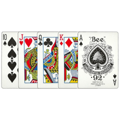 BEE NAIPES POKER STANDARD ROJO en internet