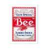 BEE NAIPES POKER JUMBO ROJO