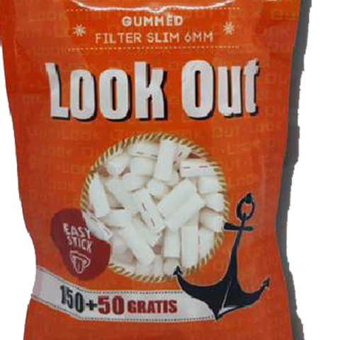 FILTROS LOOK OUT GUMMED SLIM BOLSA X200