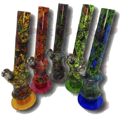 PIPA BONG ACRILICO DISEÑOS (20CM)