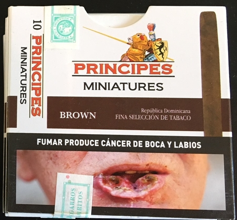 PRINCIPES MINIATURE BROWN CAJA X10