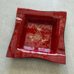 CENICERO MONTECRISTO VIDRIO (19cm) - comprar online