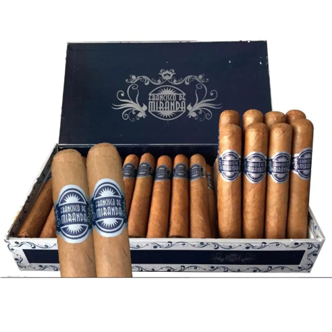 FRANCISCO DE MIRANDA ROBUSTO CAJA X25 (AZUL) - REP. DOMINICANA