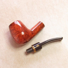PIPA DESIGN BERLIN TALL BILLIARD NATURAL 9MM - ALEMANIA - Estate Pipes Buenos Aires