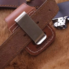 PORTA ENCENDEDOR ZIPPO CUERO ORIGINAL - Estate Pipes Buenos Aires