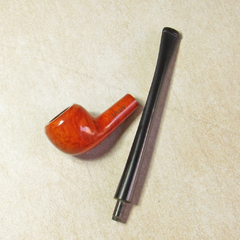 PIPA SPITFIRE LADY SMALL CHURCHWARDEN BULLDOG - ITALIA - Estate Pipes Buenos Aires