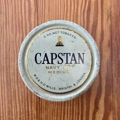 TABACO CAPSTAN NAVY CUT PLUG (AÑOS 80s) - LATA 50grs