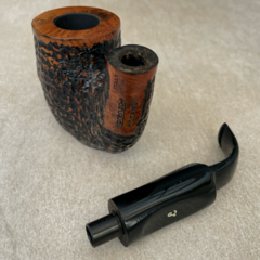 PIPA LORENZO TITANO BROWN (9MM) - ITALIA en internet