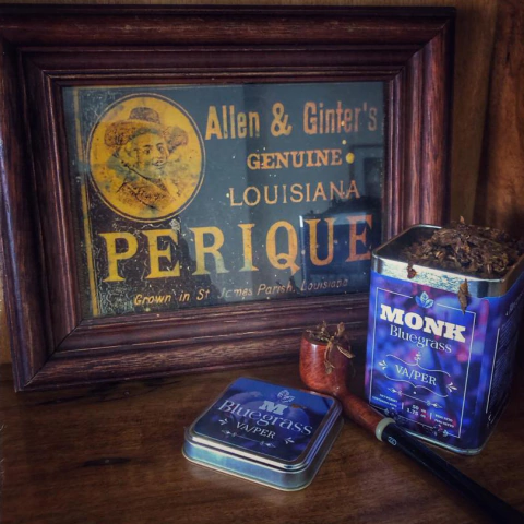 TABACO MONK VIRGINIA PERIQUE BLUEGRASS - LATA 50grs.