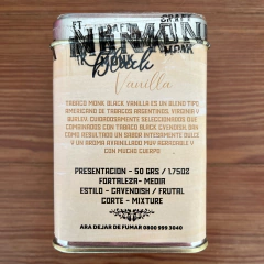 TABACO MONK BLACK VANILLA - LATA 50grs. - comprar online