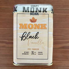 TABACO MONK BLACK VANILLA - LATA 50grs.