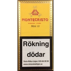 MONTECRISTO MINI CAJA X10 - CUBA - Estate Pipes Buenos Aires