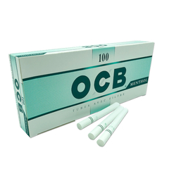 TUBOS OCB MENTHOL PARA ARMAR CIGARRILLOS CAJA X 100