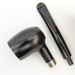 PIPA PETERSON BARREL EBONY - IRLANDA - Estate Pipes Buenos Aires