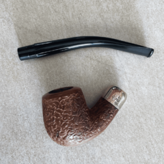PIPA VIROLA NICKEL EN BREZO - Estate Pipes Buenos Aires