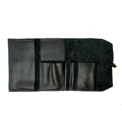 PORTAPIPAS ROLL CUERO GENUINO NEGRO - comprar online