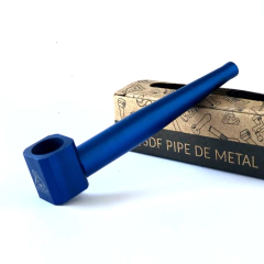 PIPA METALICA SQUADAFUM AZUL (10CM)