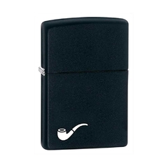 ENCENDEDOR ZIPPO PARA PIPA NEGRO (218PL) - HECHO EN USA
