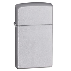 ENCENDEDOR ZIPPO SLIM GRIS (1605) - HECHO EN USA