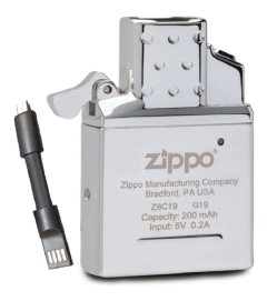 INSERT PARA ENCENDEDOR ZIPPO USB RECARGABLE - Estate Pipes Buenos Aires